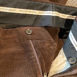 Dolce & Gabbana - Corduroy Slacks